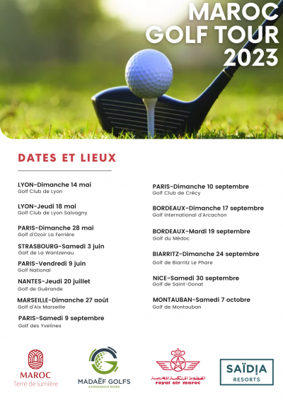 Maroc Golf Tour 2023